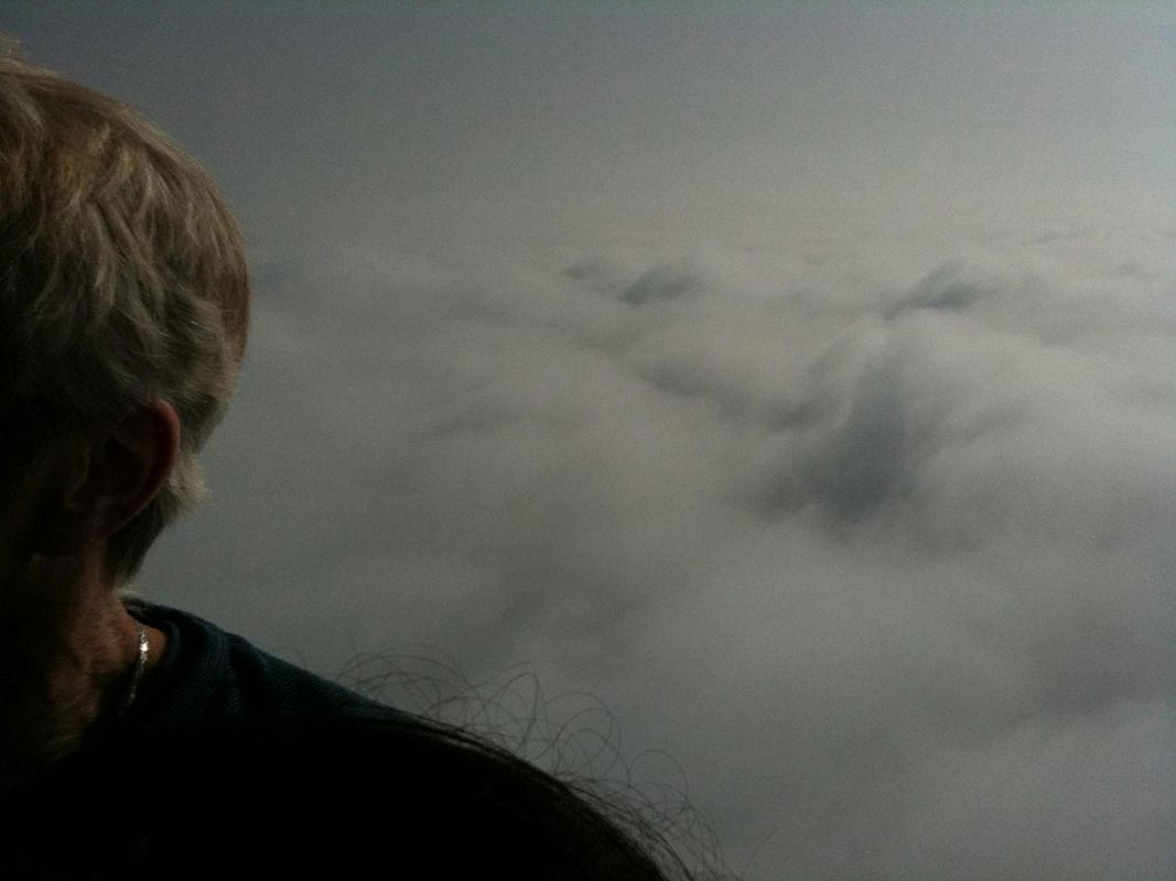 Above the clouds