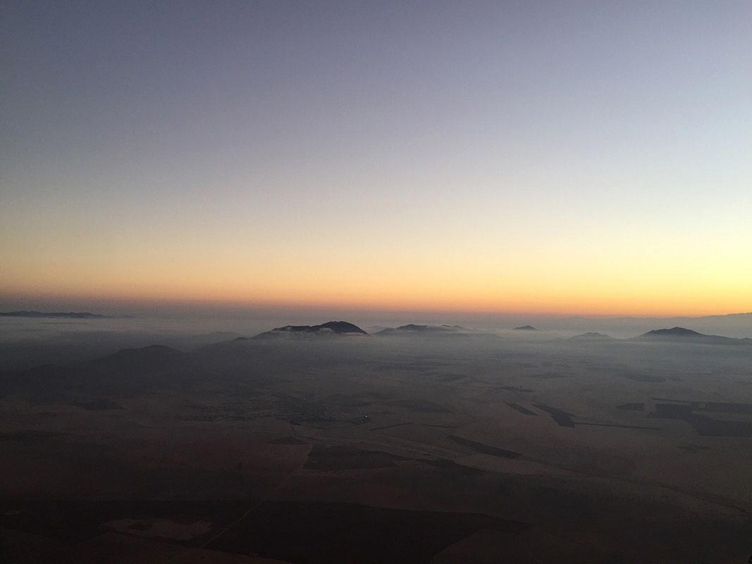 One hour in the sky