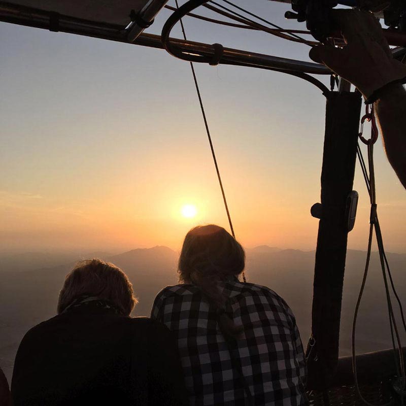 Front-row seats to dawn